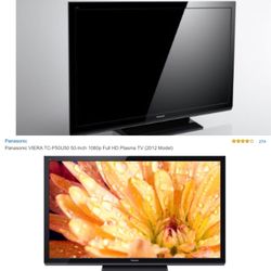 Panasonic Viera P50U50 Plasma flat TV 50 inch Awesome