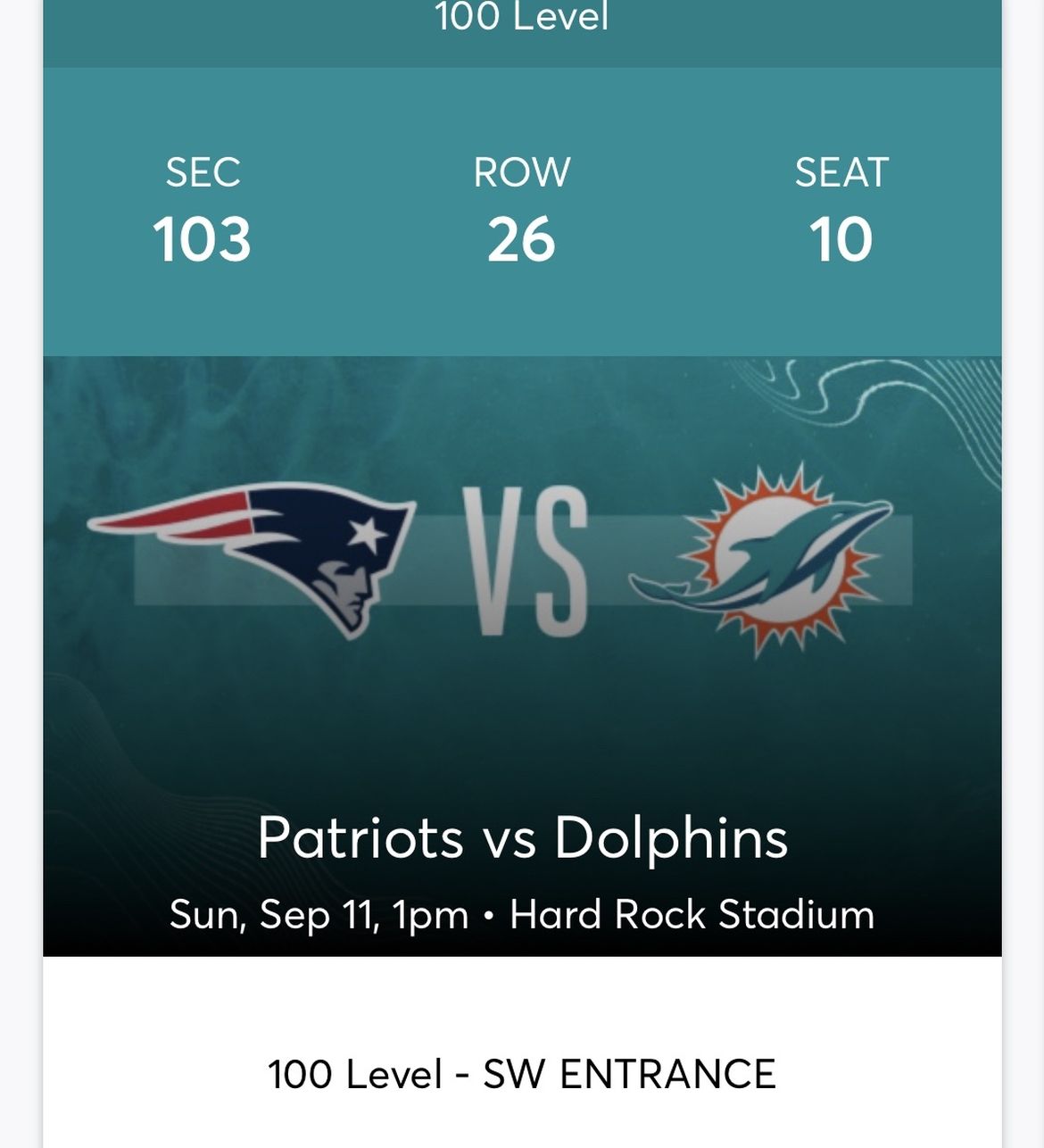 2 Tickets With Parking Pass Lower Level