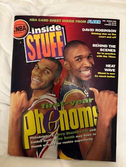 Vintage NBA Inside Stuff Magazine lot of 3