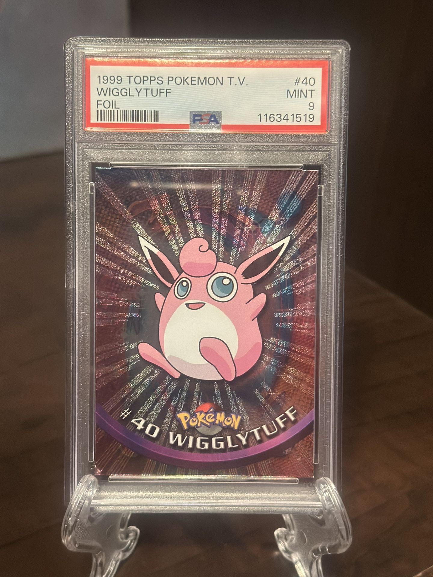 1999 wigglytuff pokemon card 1999 WOTC Pokemon Jungle Unopened Foil Long Pack Wigglytuff PSA 9 *766 Baseball Card Exchange