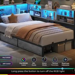 Twin Bed With Storage