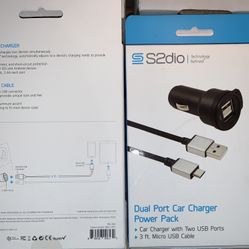 Dual port car charger