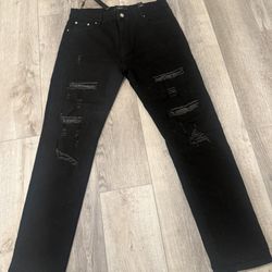 Amiri Rhinestone Jeans