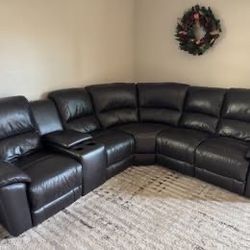 Leather Sectional Couch, Electric Recliners 