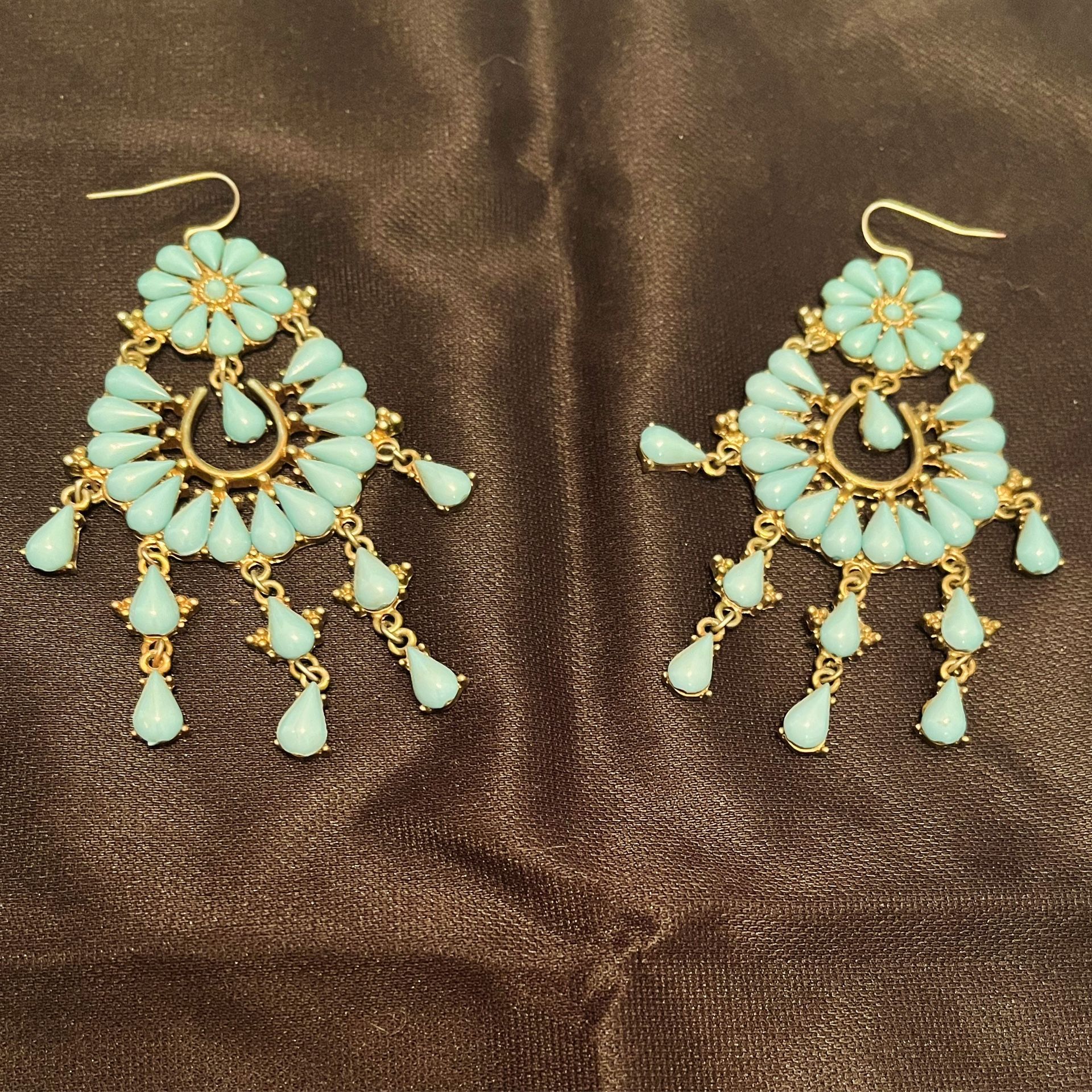 Turquoise chandelier Earrings