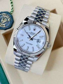 Rolex Datejust 41 w/ White Dial