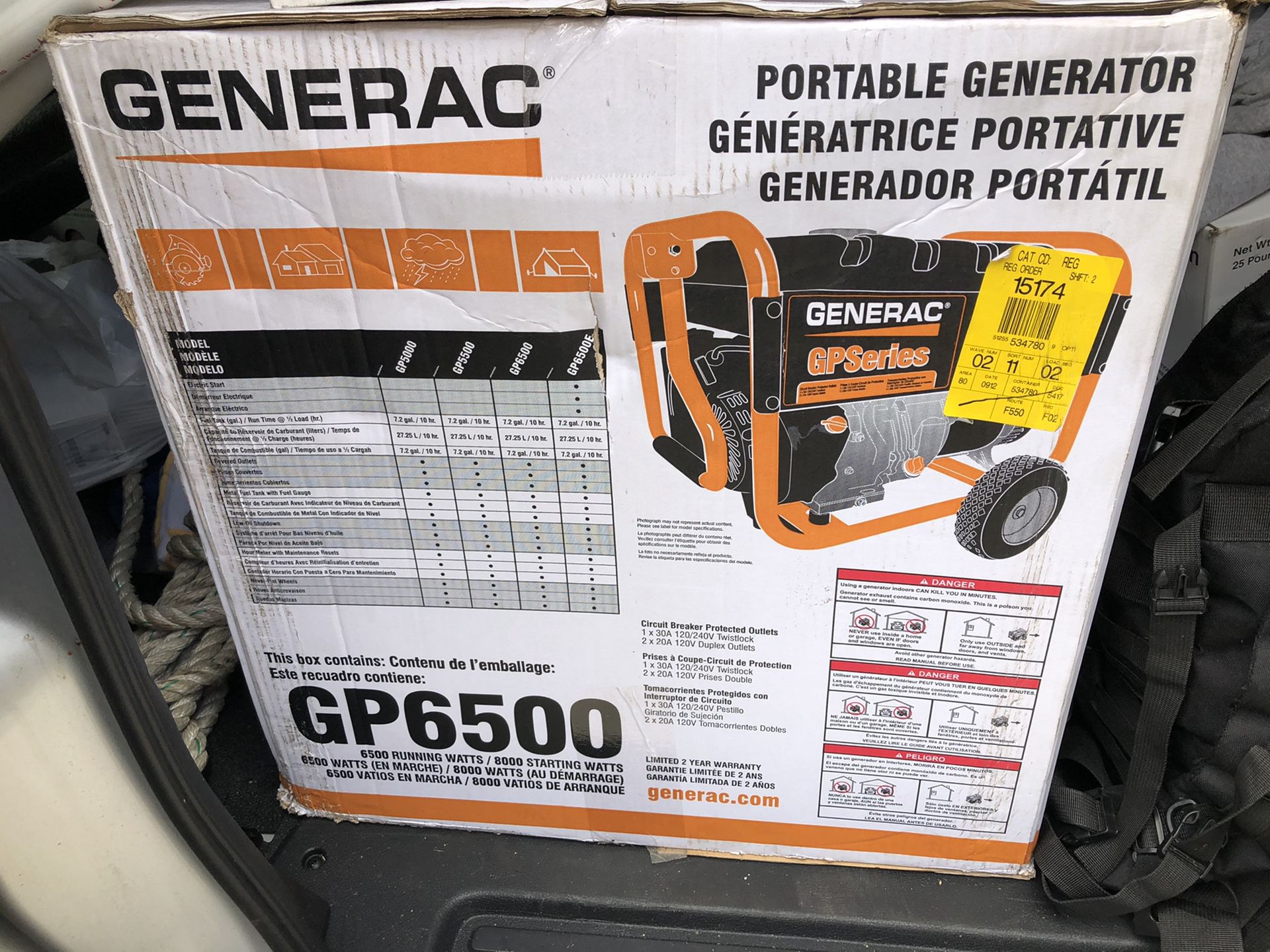 Generac GP6500