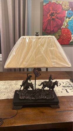 Team Roper lamp by Montana Lifestyles