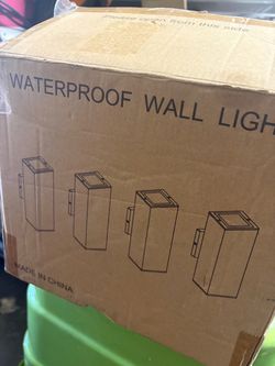 4 pack matte black wall lights - new - Nellis / Sahara