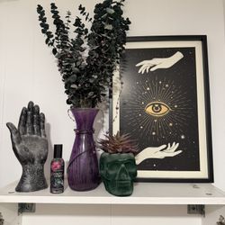 Cool All Seeing Eye Hands Framed Art 