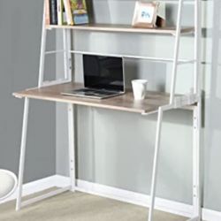 Folding desk With shelf