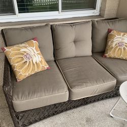 Wicked Porch Couch With Cushions/ Pillows Pick Up Only