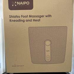 Shiatsu Foot Massager with Kneading and Heat