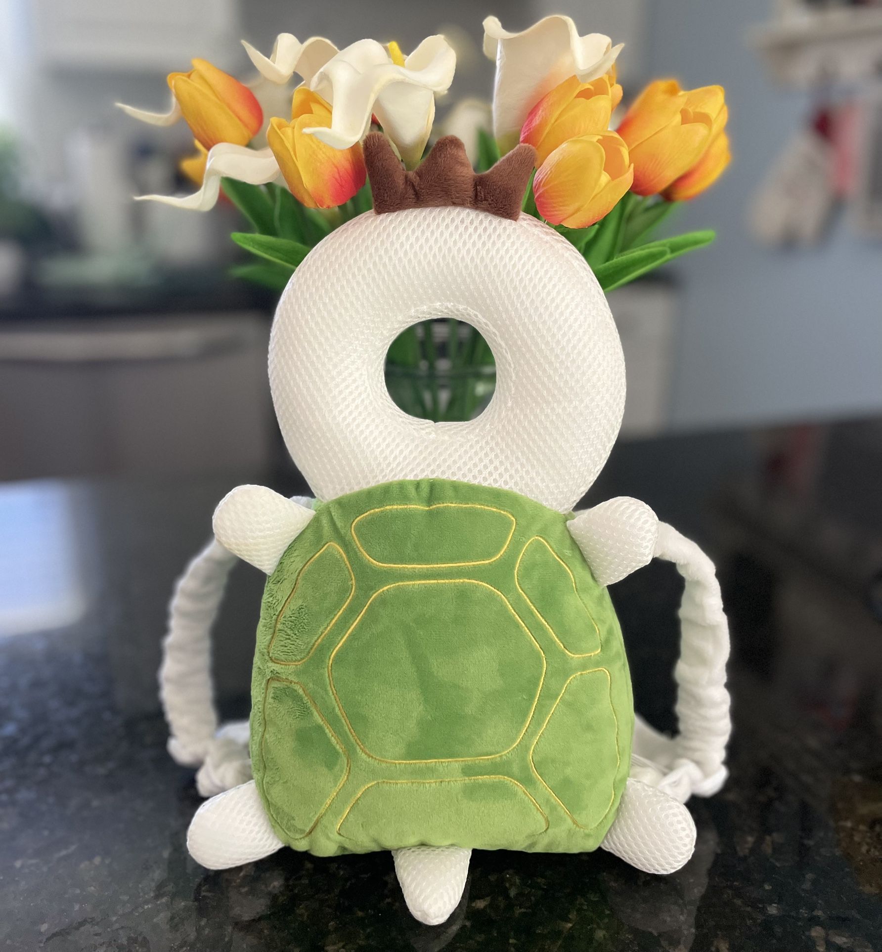 Turtle Baby Head Protector with Straps