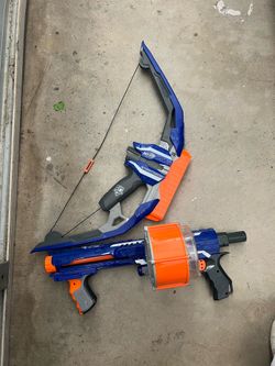 Nerf n strike blaster and stratobow