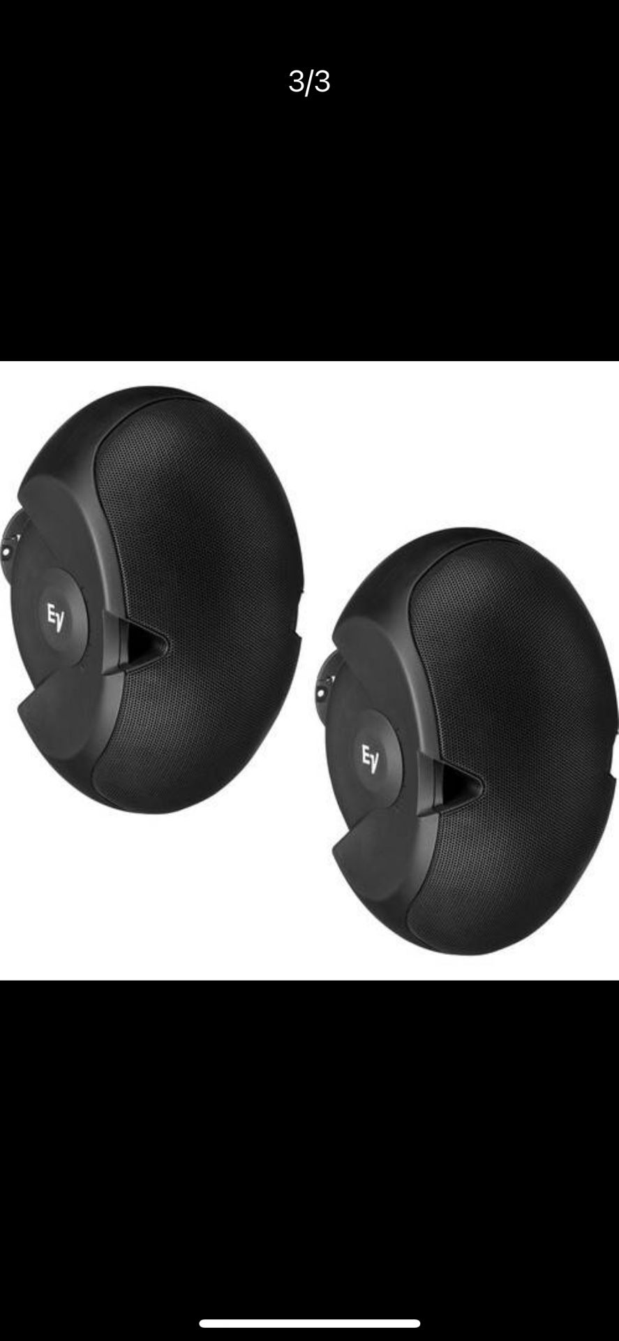 Electro-Voice EVID 6.2 Surface Mount Passive PA Cabinet(Pair)