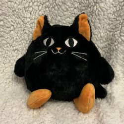 Cute Orange and Black Cat Plush