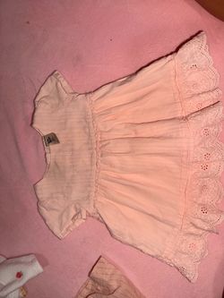 Baby Girl Pink Eyelet Dress