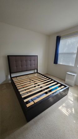 Oxford Queen Storage Bed + 6-Drawer Dresser – $50 OBO