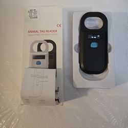 Pet Microchip Reader Scanner, Universal RFID Reader, Supports for EMID/FDX‑B / ISO1784/85(Black)