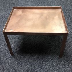 Metal Tray Stand, Bronze