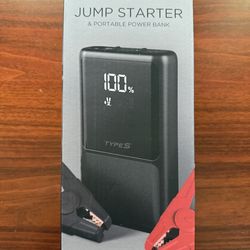Type S portable jump starter & power bank