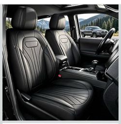 Toyota Tacoma Seat Covers 2024-2026 4th gen Leather Waterproof Front seat covers (2)