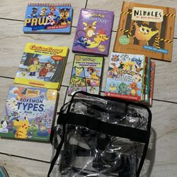 Books , Pokemon And Pokémon Backpack 
