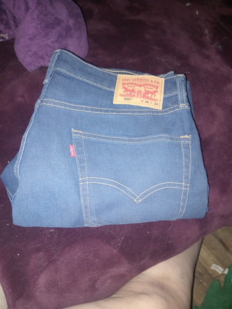 505 Levi's Mens Jeans Dark Blue