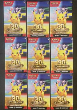 Pokemon 30th Anniversary Celebration 1 Booster Bundle - English Factory Sealed