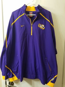 LSU Tigers Adult 2XL Nike Storm Jacket Excellent Condition