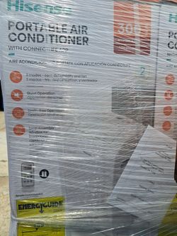 Hisense portable air conditioner 300 sq ft new in box