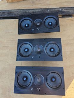 Set Of 3 in_wall speakers