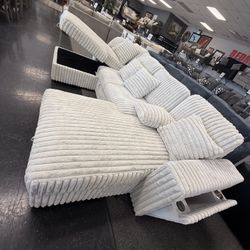 Corduroy U Shape Sectional Pull Out Sofa Bed ‼️🚨 For A Limited Time Only 🚨‼️