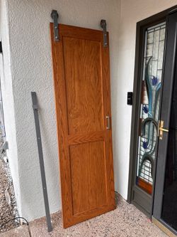 Oak Wood Barn Door