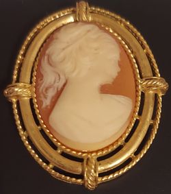 Vintage  Brooch  Cameo