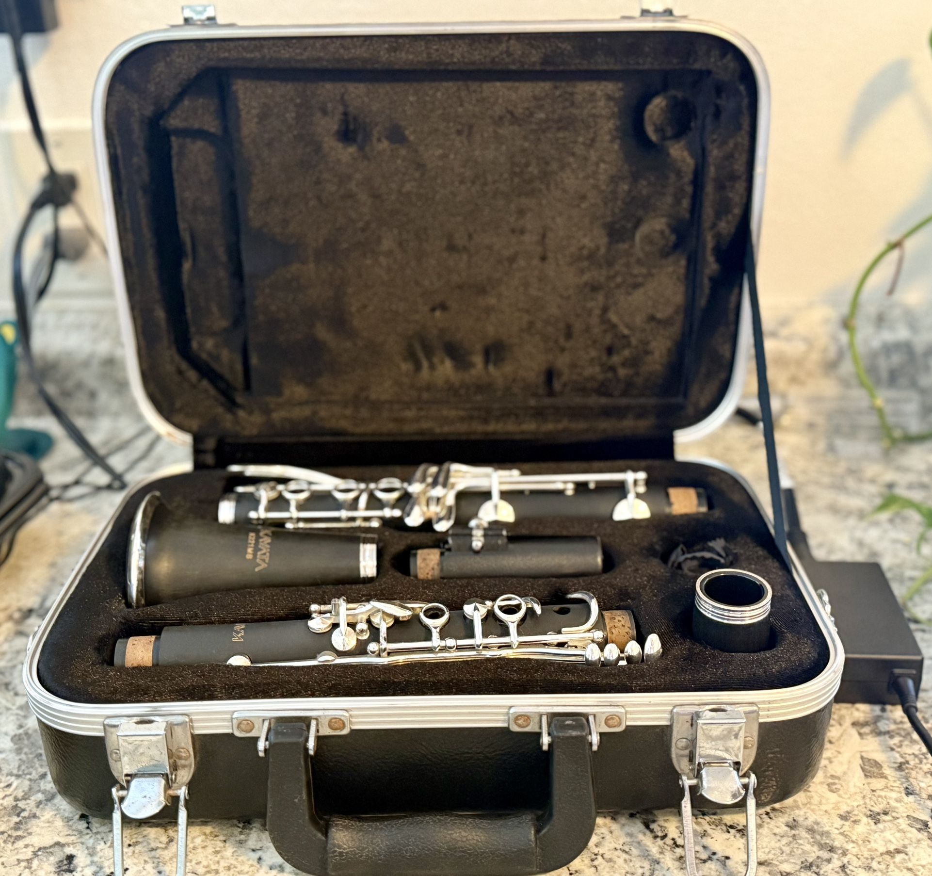 Clarinet With Rovner Leather Ligature