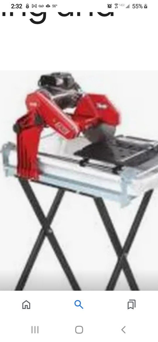 MK Tile I Brick Saw With Stamd