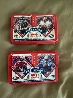 Jerry Rice Elway and Young tins
