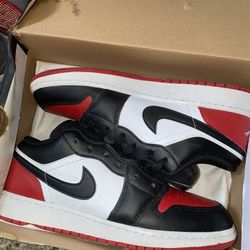 Jordan 1 Low Bred Toe