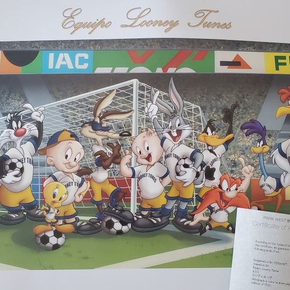 Looney Tunes Lithograph