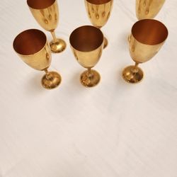 Gold Plated Goblets