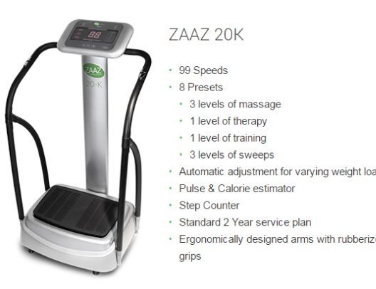ZAAZ 20k Vibration Tech Exercise Machine for Sale in Houston TX