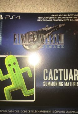 Cactuar Summon Code (FF7 Remake)
