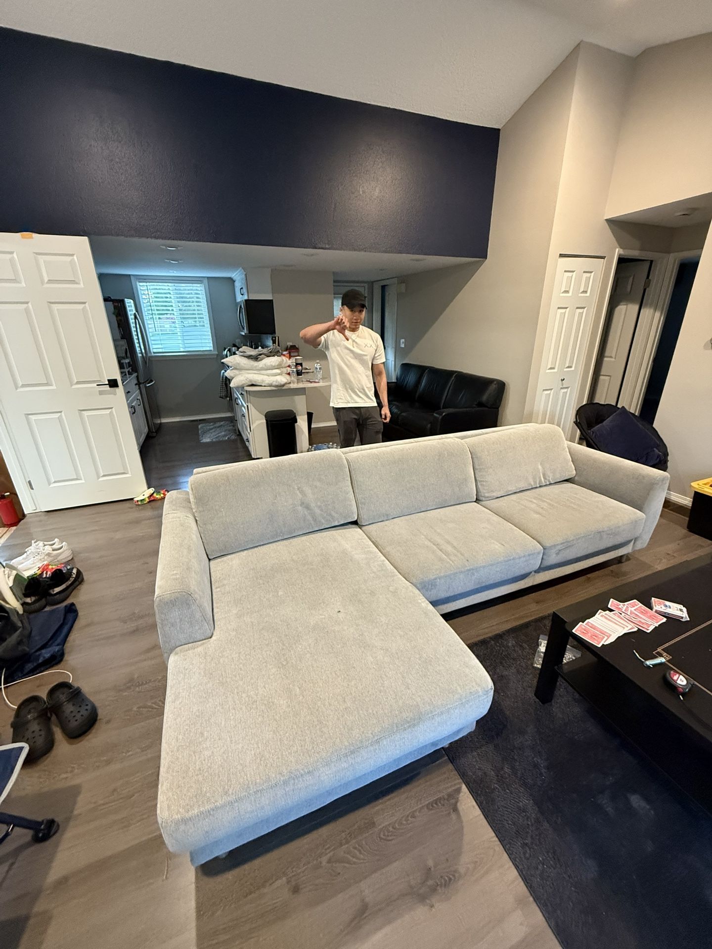 SMEDSTORP Sofa With Chaise