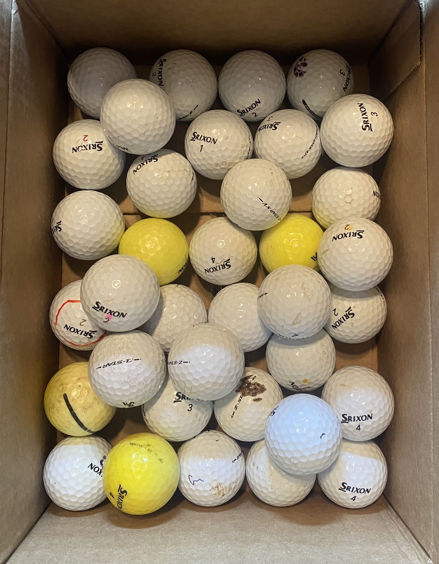3 Dozen 3A Srixon Q/z Star