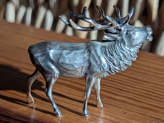 Pewter Stag Figurine