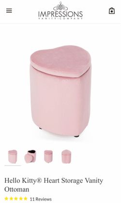 Impressions Vanity Hello Kitty ottoman