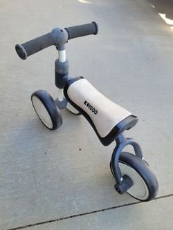 Kriddo kids youth boys girls black white balance toddler bike