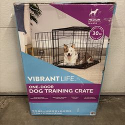 One-Door Medium Dog Training Crate